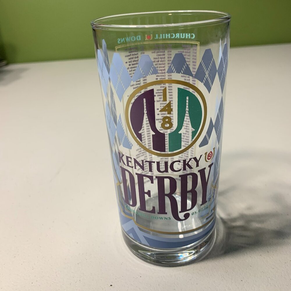 Kentucky Derby 148 May 7, 2002 Official Mint Julep Glass (only 1) Mint condition
